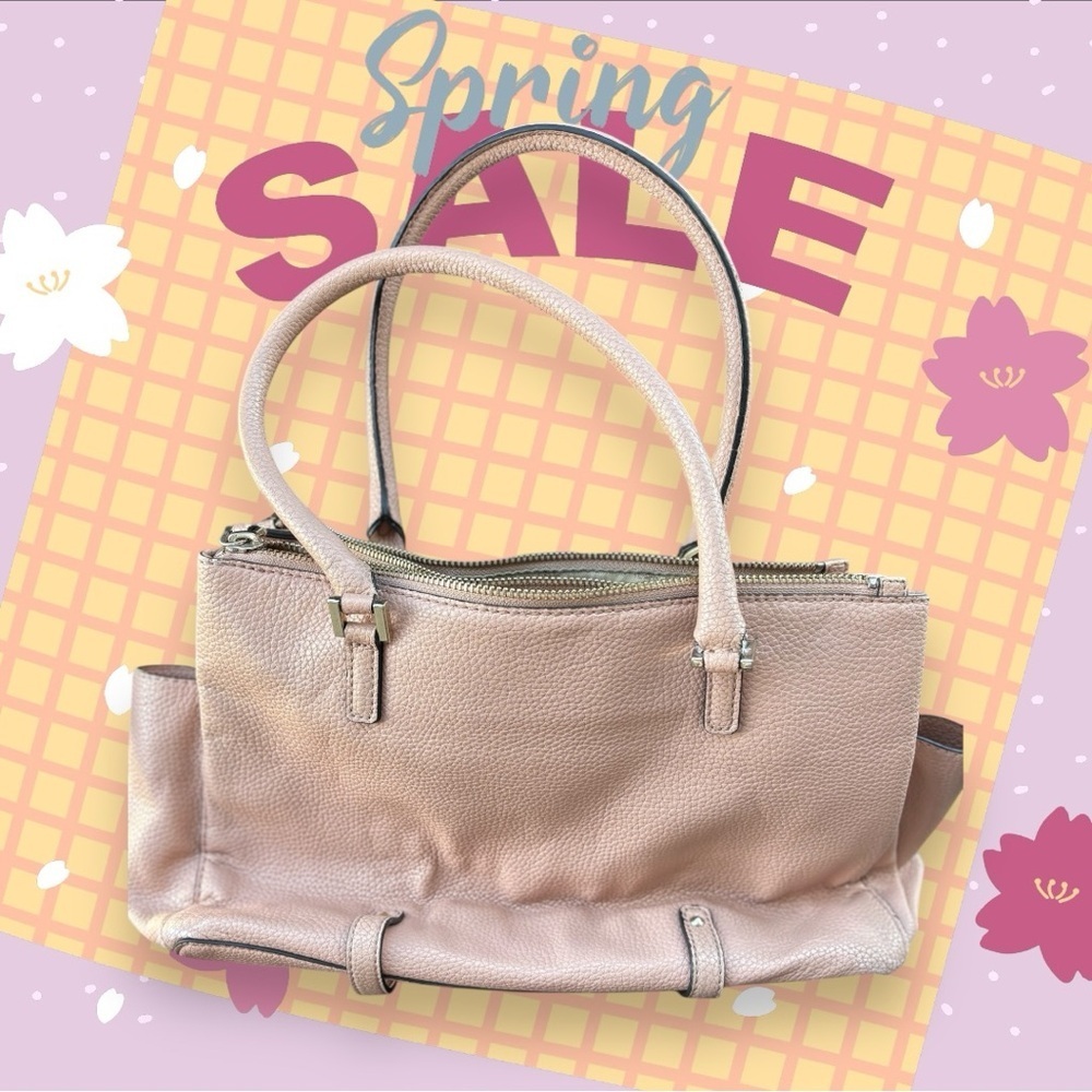 Elegant Light Pink Guess Leather Handbag - Picture 4 of 4